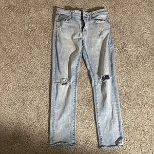 Distressed Light Blue Men’s Jeans American Eagle